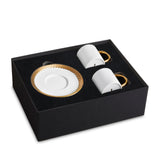 Corde Gold Espresso + Saucer (Set Of 2)
