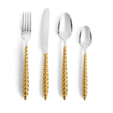 Jessica McCormack Shell Flatware Set - Gold (4-Piece Set)