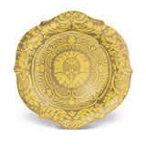 Fortuny Orsini Yellow Round Platter - Large