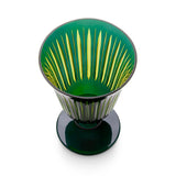 Prism Wine Glasses-Green (Set of 4)