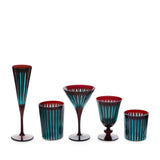 Prism Champagne Flutes - Bordeaux (Set of 4)