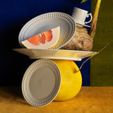 Perlée Espresso Cup + Saucer - White