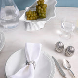 Neptune Dinner Plate- White