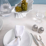 Neptune Dinner Plate- White