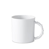 Haas Mojave Mug in White Features Bold Artistry - Reminiscent of Desert Pebbles - Definitive Patterns and Versatile Style