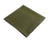 Olive Linen Sateen Napkins - Hand-Crafted Linen Woven Textile - Luxurious & Intricate Soft Sateen Napkins