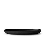Medium Terra Oval Platter in Iron by L'OBJET - Hand-Crafted from Porcelain and Glazed Meticulously - Organic Shape