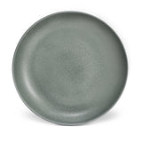 Large Terra Coupe Bowl in Seafoam by L'OBJET - Hand-Crafted from Porcelain and Glazed Meticulously - Organic Shape