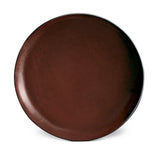 Large Terra Coupe Bowl in Wine by L'OBJET - Hand-Crafted from Porcelain and Glazed Meticulously - Organic Shape