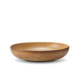 Medium Terra Coupe Bowl in Leather by L'OBJET - Hand-Crafted from Porcelain and Glazed Meticulously - Organic Shape