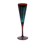 Prism Champagne Flutes - Bordeaux (Set of 4)