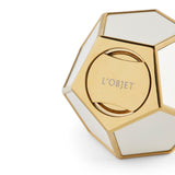 Pentagon Spice Jewels - White + Gold (Set of 2)
