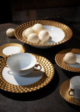 Aegean Soup Plate - Gold
