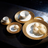 Aegean Gold Espresso Cup + Saucer (Set of 6)