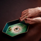 Lito Hexagon Tray - Green