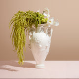 Pantheon Persephone Amphora Vase - White