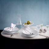 Neptune Dessert Plate- White