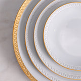 Neptune Soup Plate - Gold