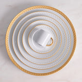 Neptune Dessert Plate - Gold