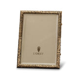 5x7-Inch Scales Frame in Platinum - Intricate Serpent Texture Details and Meticulously Hand-Crafted with Luxurious Materials