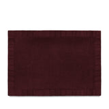 Wine Linen Sateen Placemats - Hand-Crafted Linen Woven Textile - Luxurious & Intricate Soft Sateen Placemats