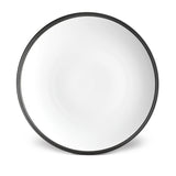 Soie Tressée Charger in Black - Classic Yet Modern Design Made of Limoges Porcelain Creates a Contemporary Look on an Ancient Shape