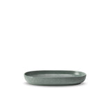 Small Terra Oval Platter in Seafoam by L'OBJET - Hand-Crafted from Porcelain and Glazed Meticulously - Organic Shape