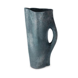 Timna Pitcher in Aged Iron - Sculpted from Porcelain - Flowing Vessel Features Exemplary Craftsmanship with Detailed Finish