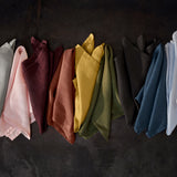 Linen Sateen Placemats  - Brick (Set of 4)