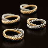 Deco Twist Napkin Jewels (Set of 4)